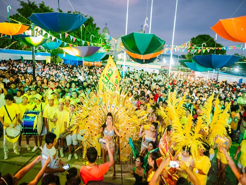 Bando amarillo se coronó campeón en comparsas de carnaval tambograndino 2024 